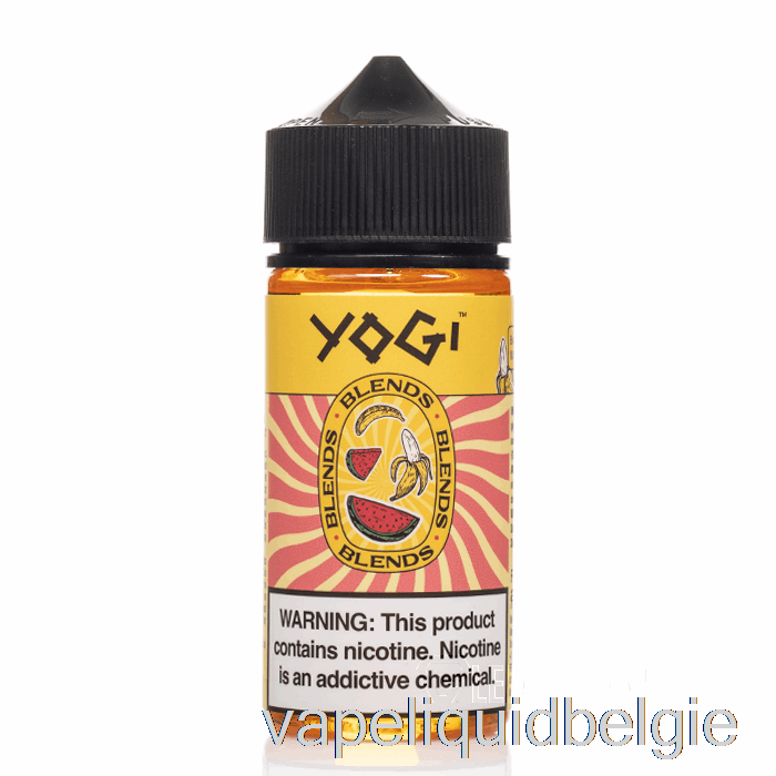 Vape Vloeibaar Banaan-watermeloenijs - Yogi-mengsels - 100 Ml 6 Mg